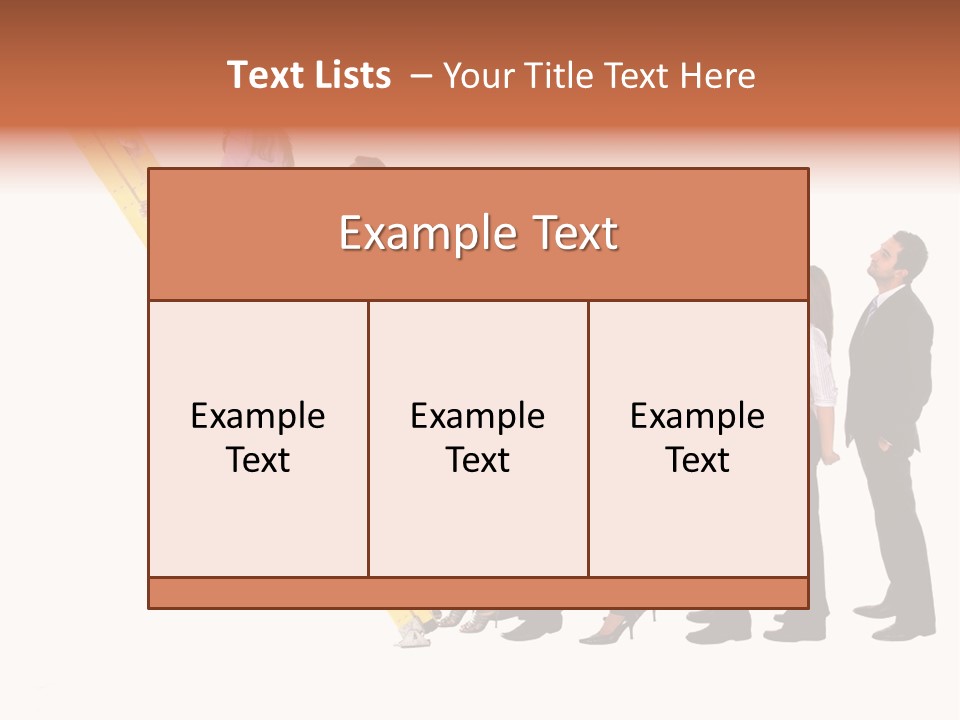 Ladder Females Corporate PowerPoint Template