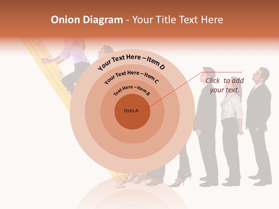 Ladder Females Corporate PowerPoint Template