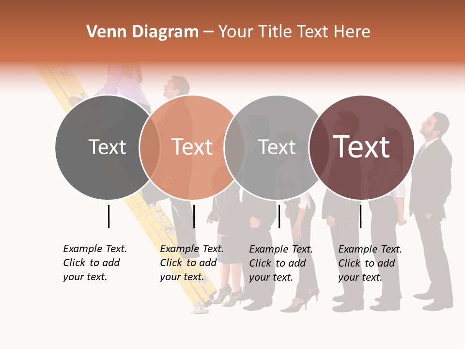 Ladder Females Corporate PowerPoint Template