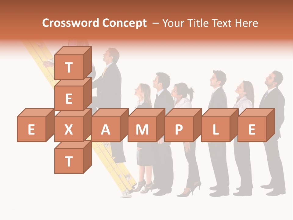Ladder Females Corporate PowerPoint Template