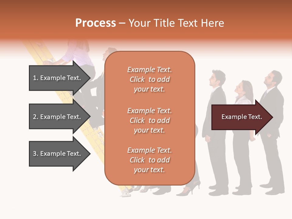 Ladder Females Corporate PowerPoint Template