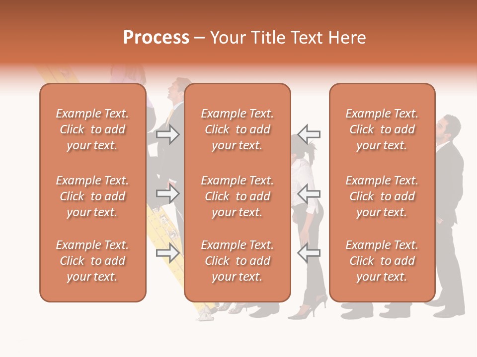 Ladder Females Corporate PowerPoint Template