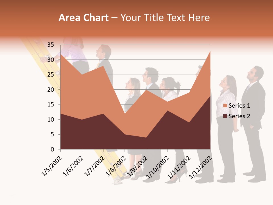 Ladder Females Corporate PowerPoint Template