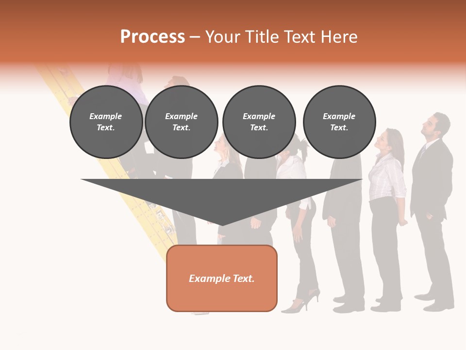 Ladder Females Corporate PowerPoint Template
