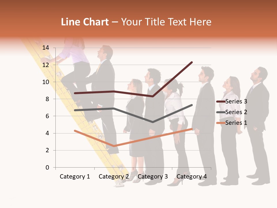 Ladder Females Corporate PowerPoint Template