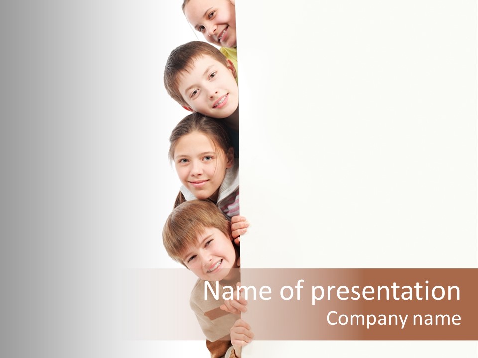 Together Men Group PowerPoint Template