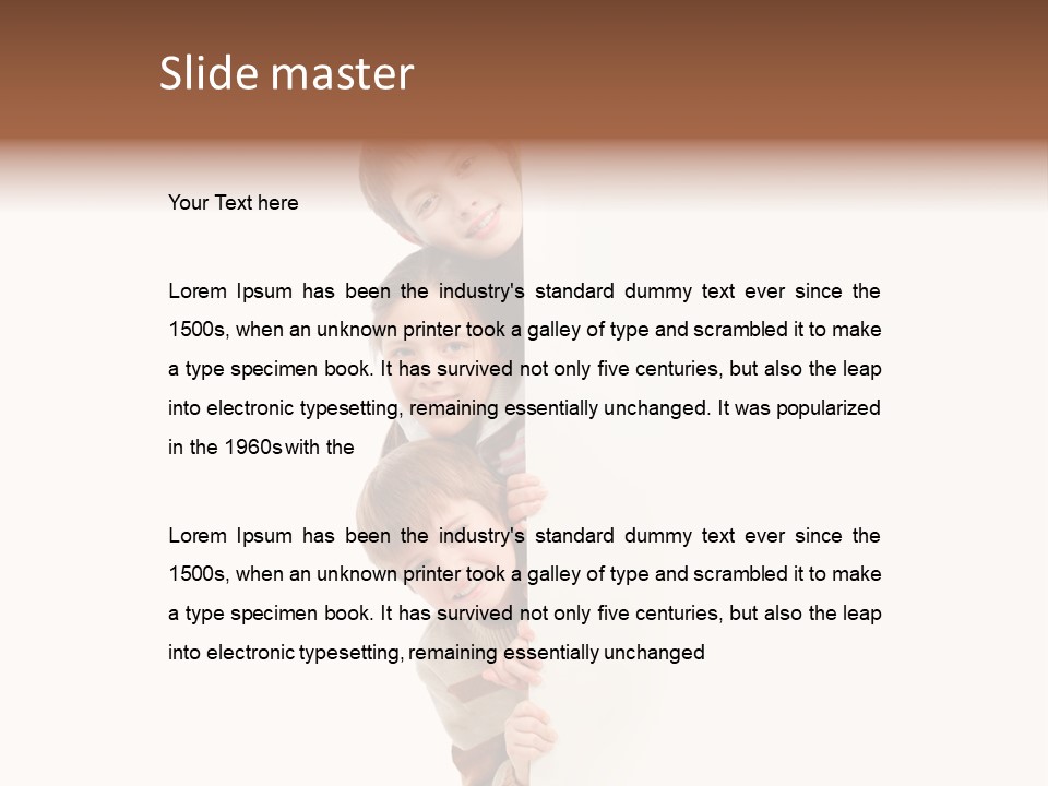 Together Men Group PowerPoint Template