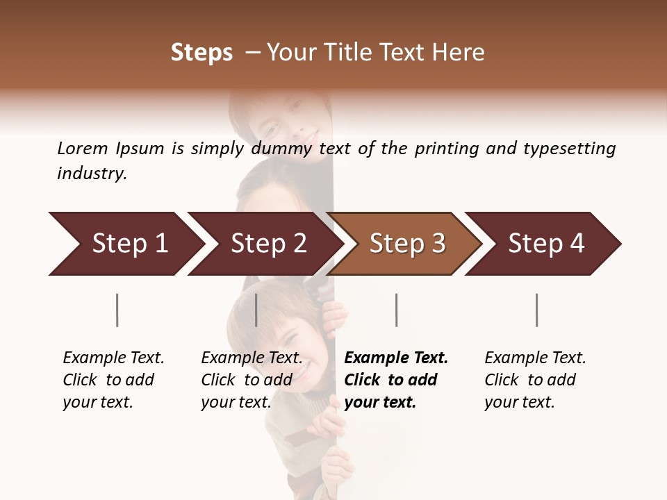 Together Men Group PowerPoint Template