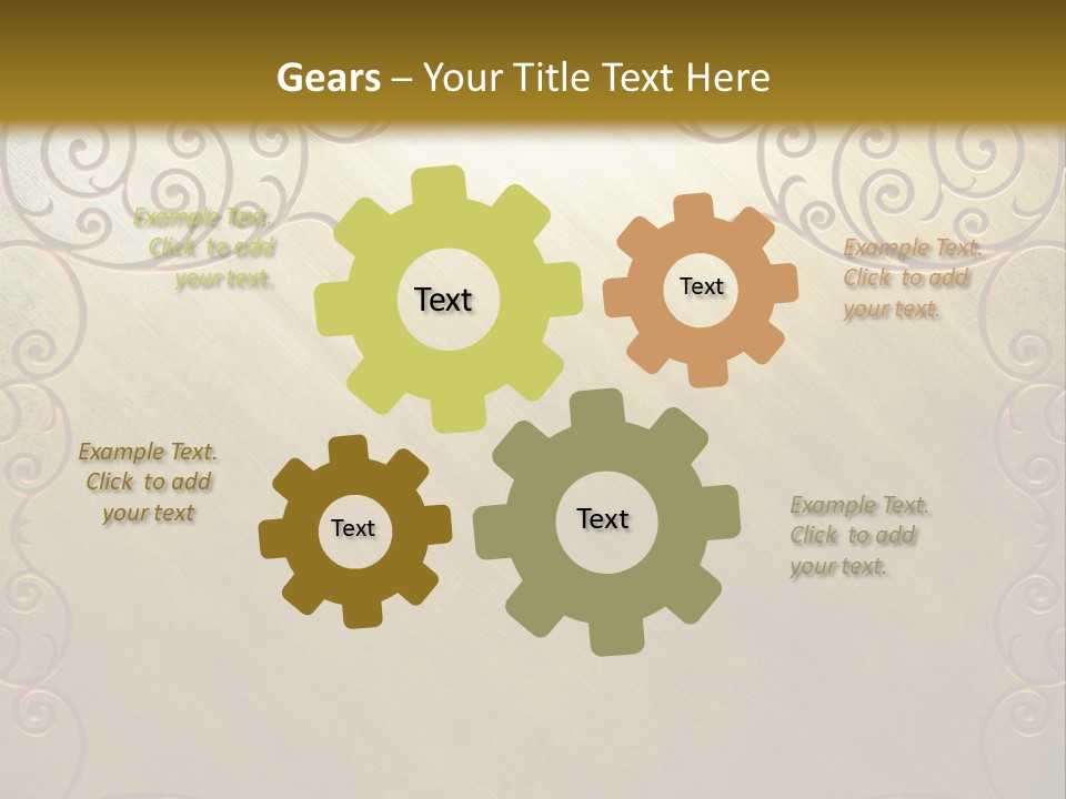 Profe Ional Teamwork Character PowerPoint Template