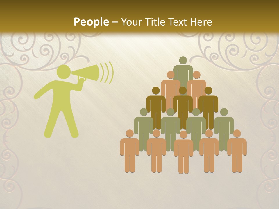 Profe Ional Teamwork Character PowerPoint Template