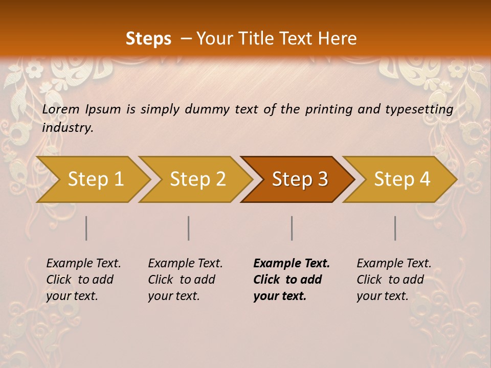 Chair Board Room PowerPoint Template