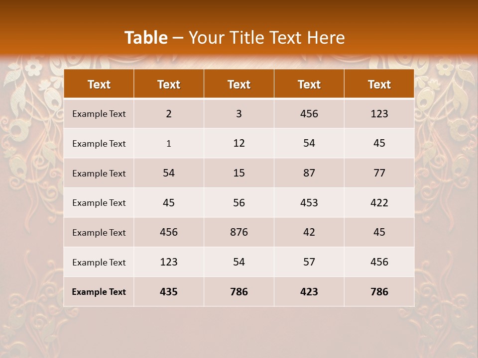 Chair Board Room PowerPoint Template
