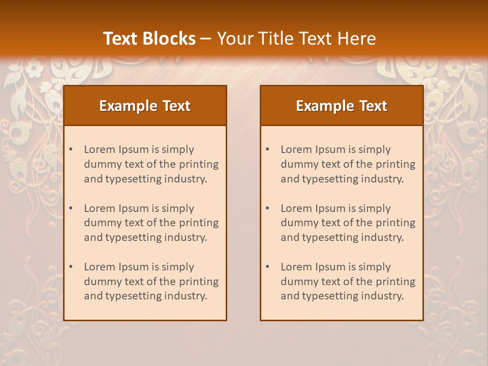 Chair Board Room PowerPoint Template
