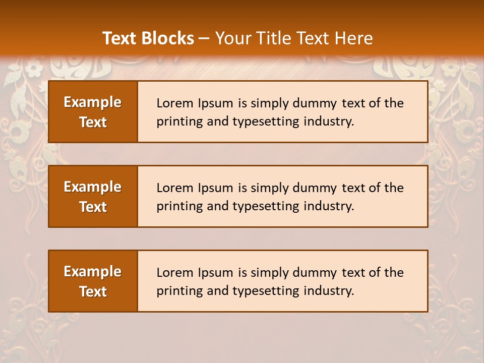 Chair Board Room PowerPoint Template