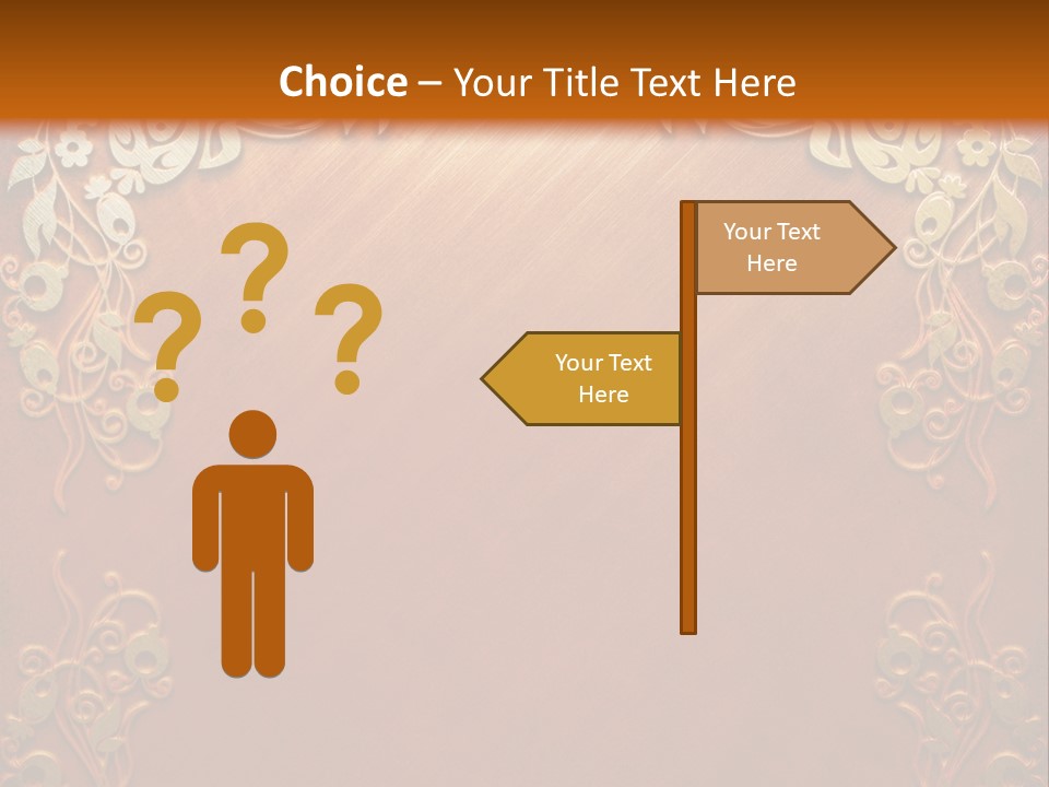 Chair Board Room PowerPoint Template