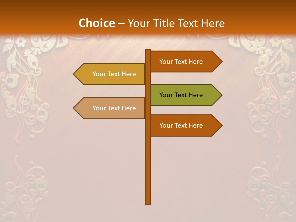 Chair Board Room PowerPoint Template