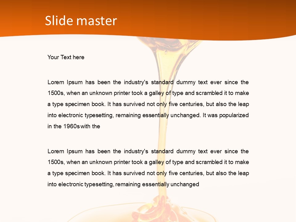 Idea Gastronomy Pure PowerPoint Template