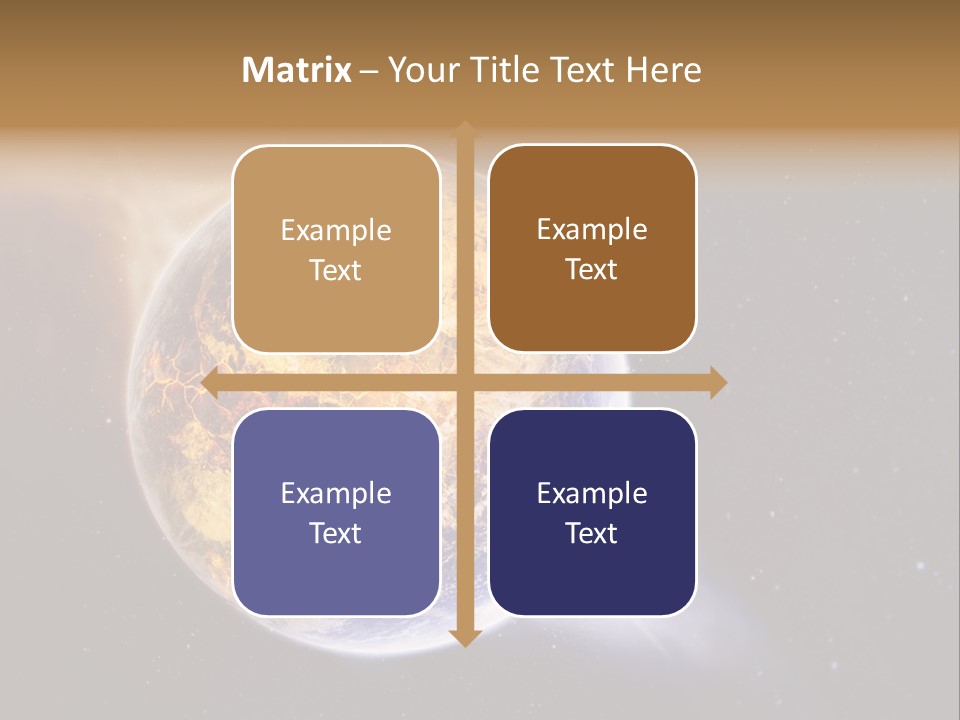 System Science Ray PowerPoint Template