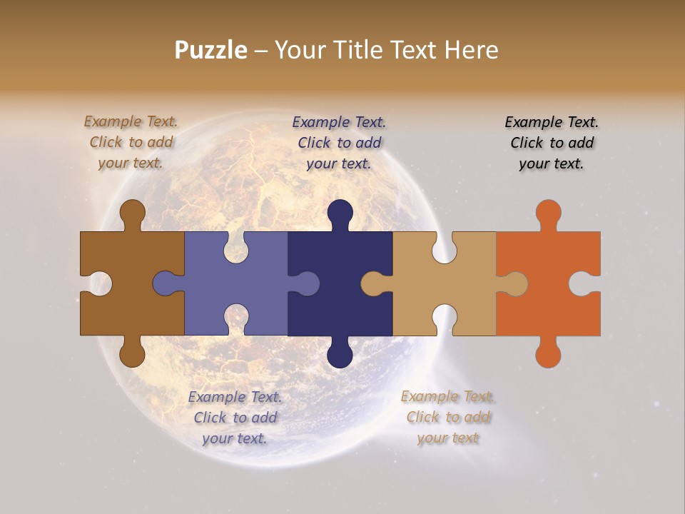 System Science Ray PowerPoint Template