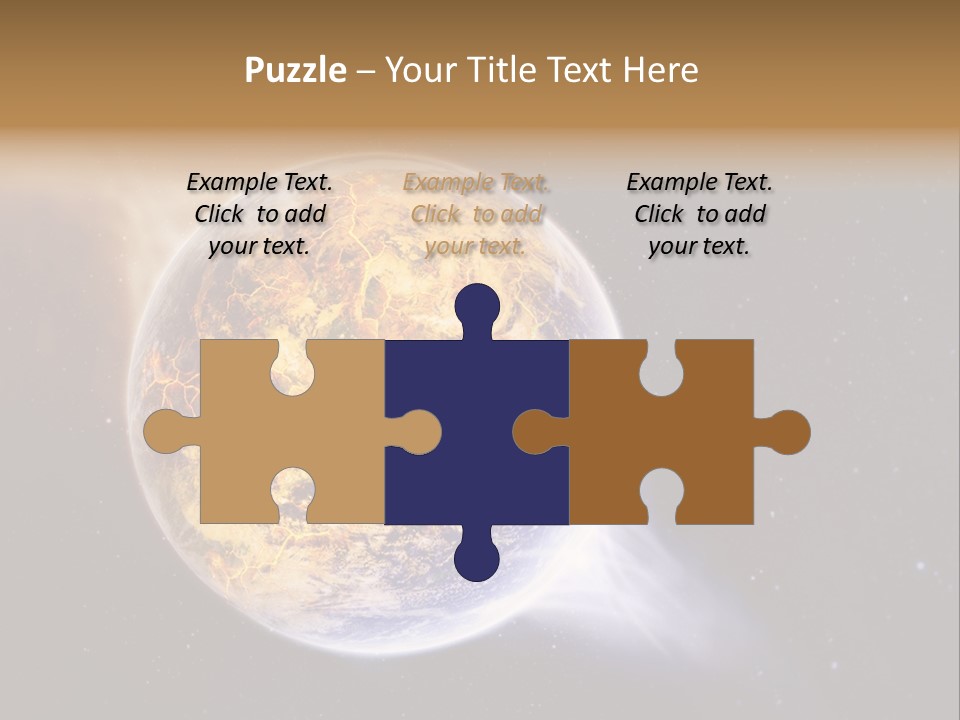 System Science Ray PowerPoint Template