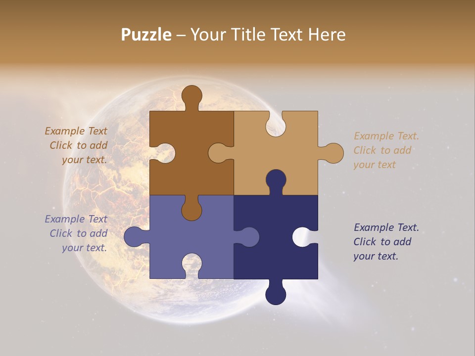 System Science Ray PowerPoint Template