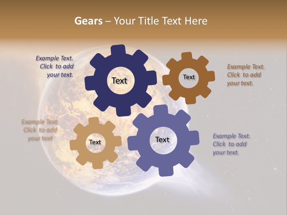 System Science Ray PowerPoint Template