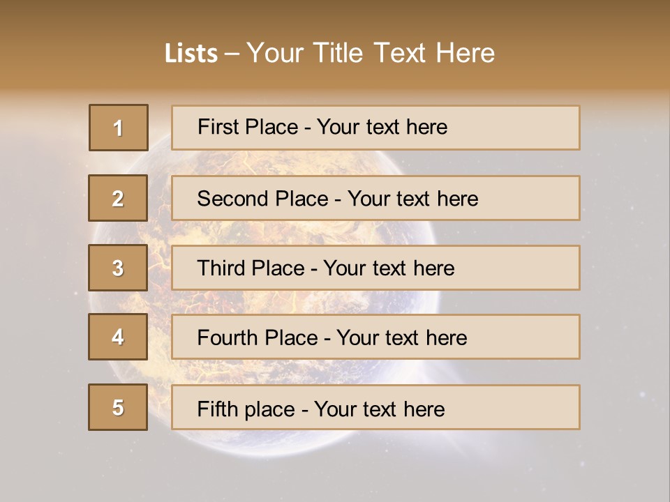 System Science Ray PowerPoint Template