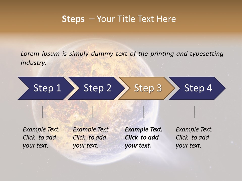 System Science Ray PowerPoint Template