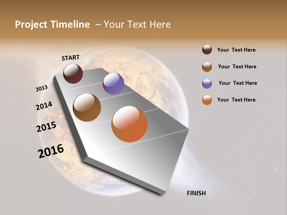 System Science Ray PowerPoint Template