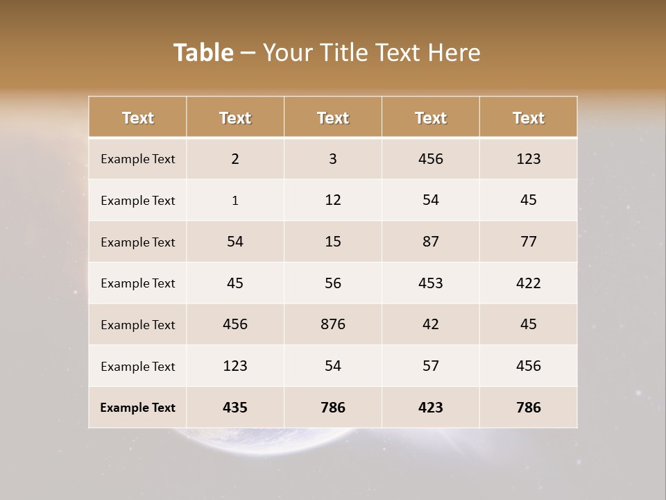 System Science Ray PowerPoint Template