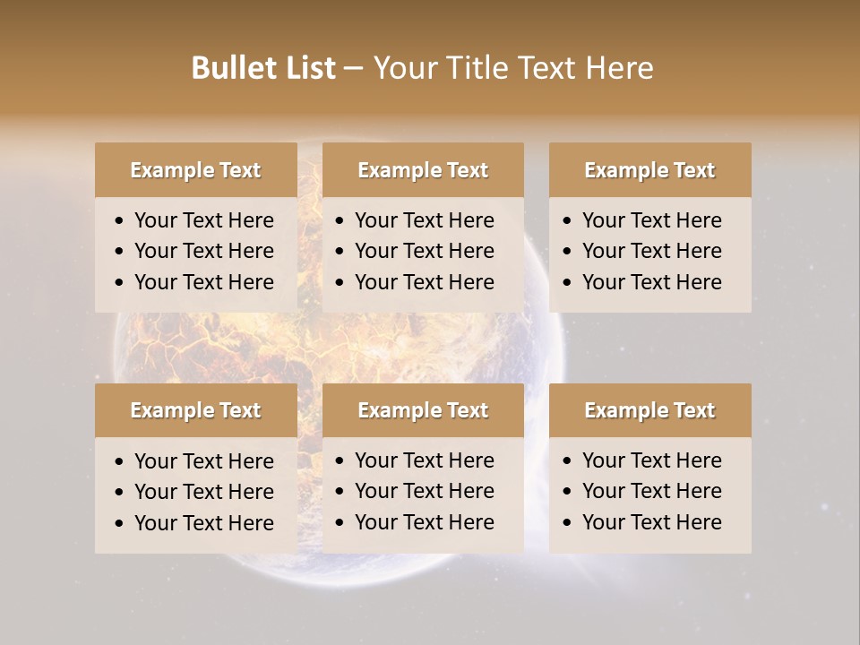 System Science Ray PowerPoint Template