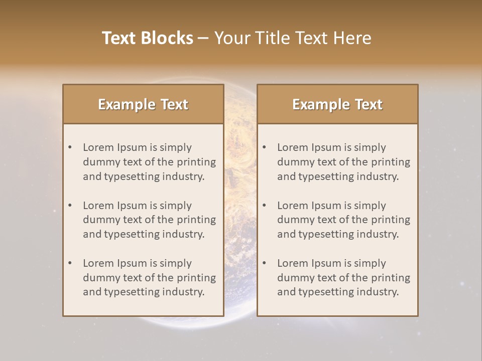System Science Ray PowerPoint Template