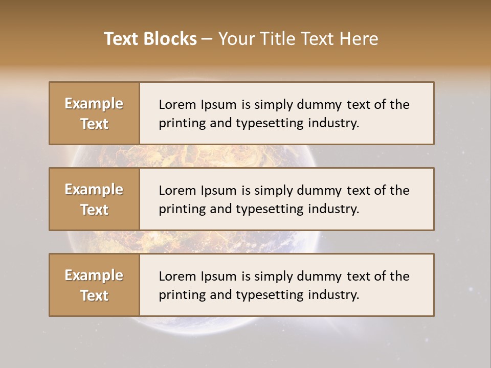 System Science Ray PowerPoint Template