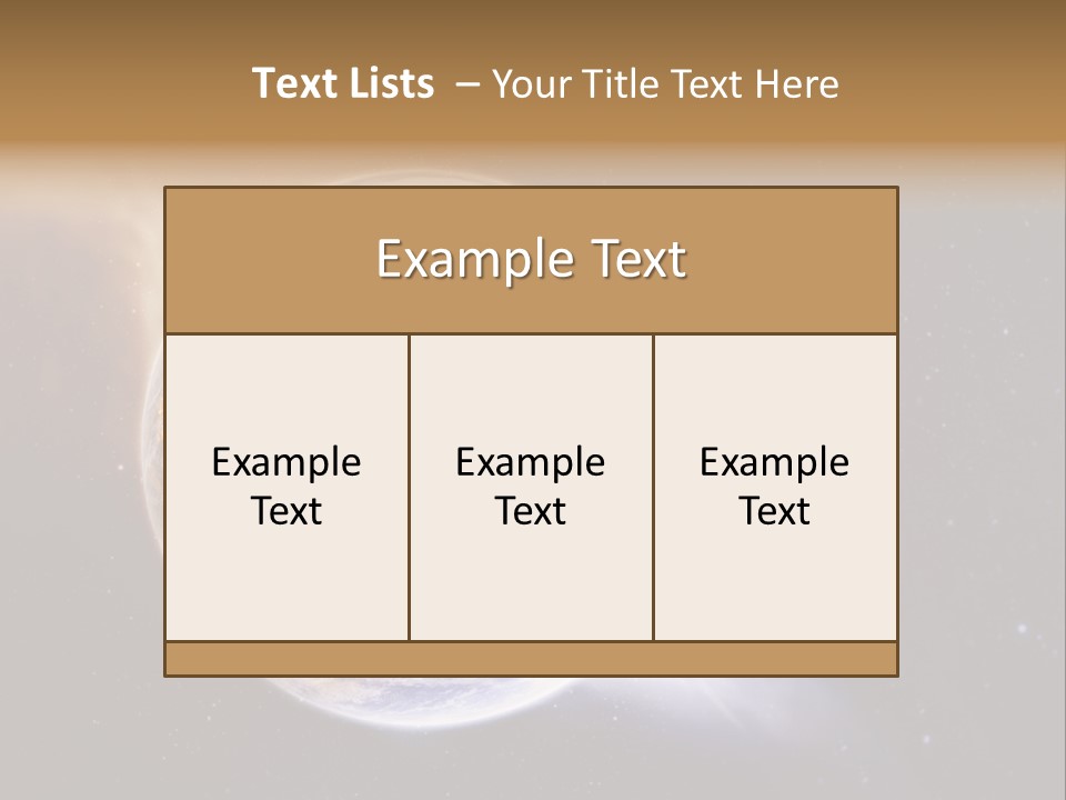 System Science Ray PowerPoint Template