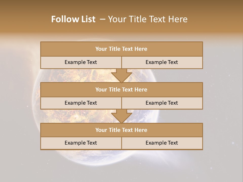 System Science Ray PowerPoint Template