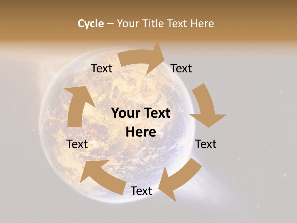 System Science Ray PowerPoint Template