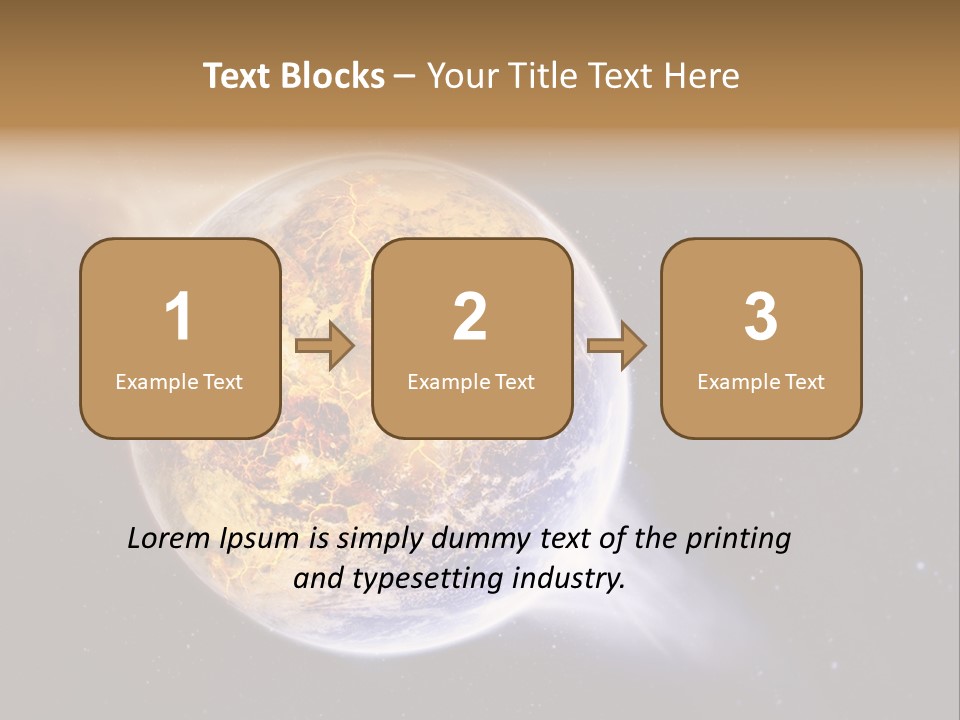 System Science Ray PowerPoint Template