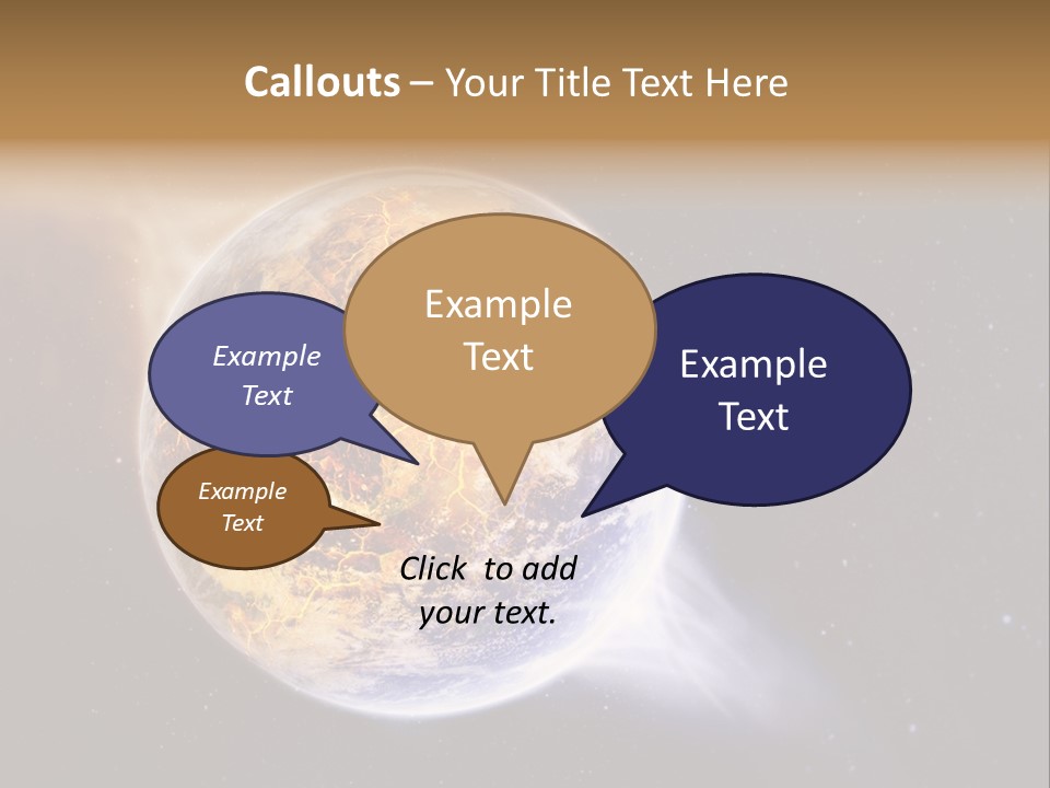 System Science Ray PowerPoint Template