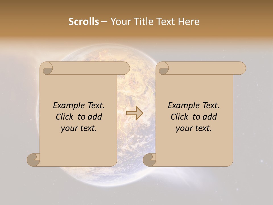 System Science Ray PowerPoint Template