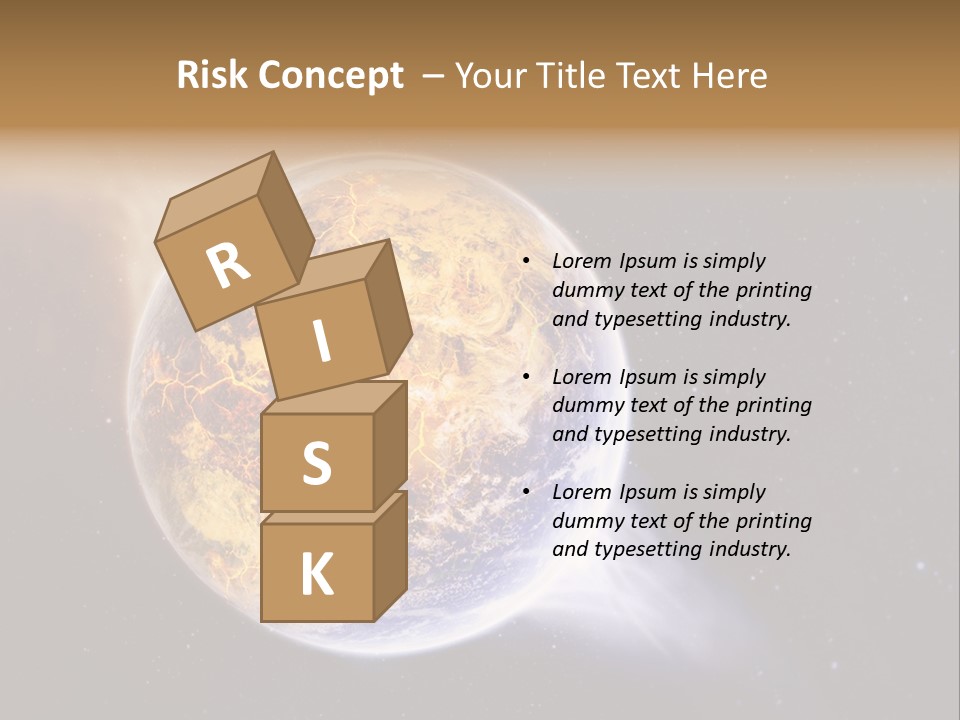 System Science Ray PowerPoint Template
