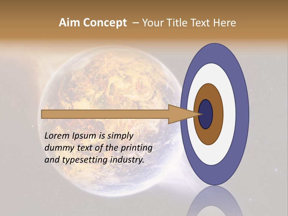 System Science Ray PowerPoint Template