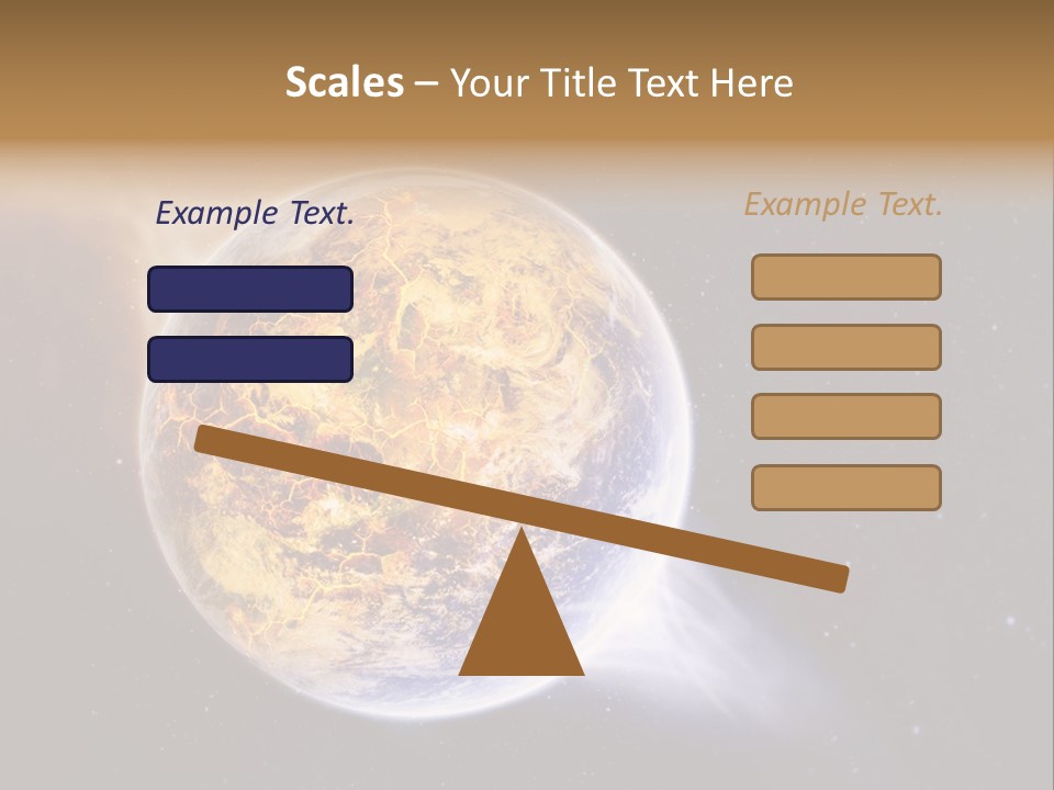 System Science Ray PowerPoint Template