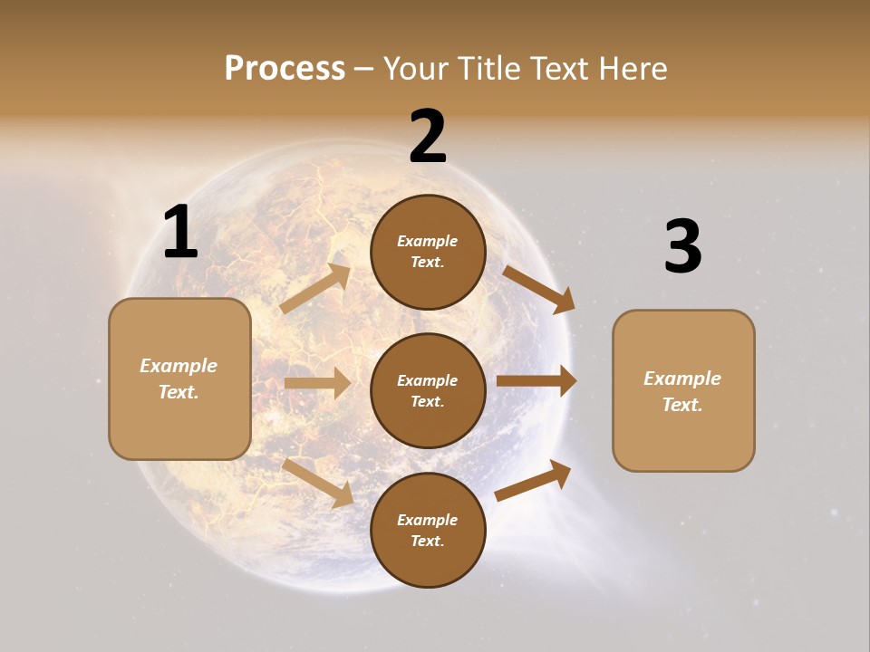System Science Ray PowerPoint Template