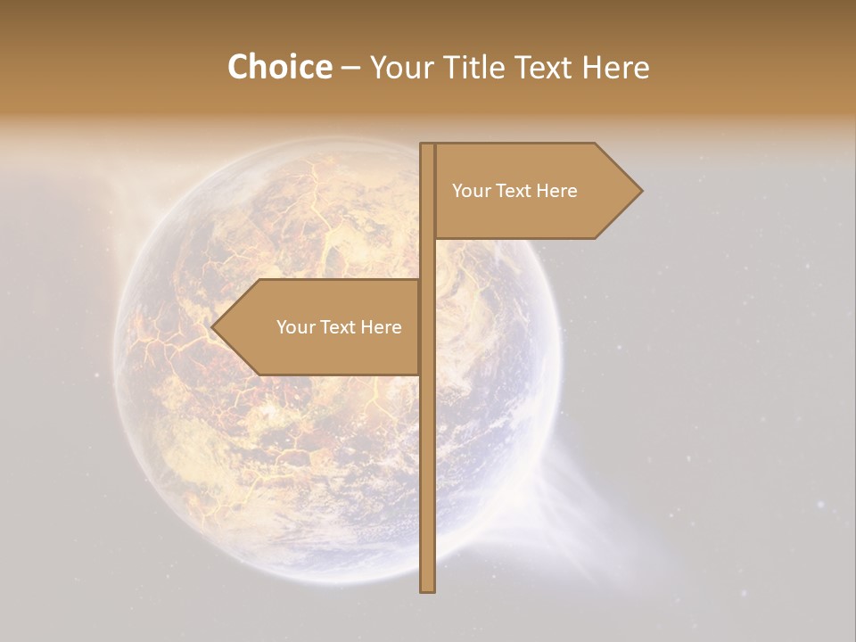 System Science Ray PowerPoint Template