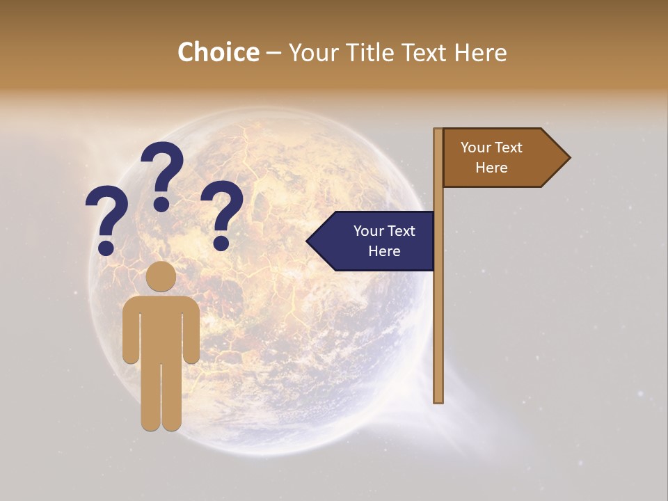 System Science Ray PowerPoint Template