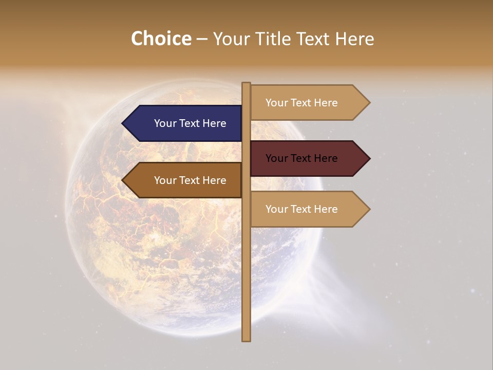 System Science Ray PowerPoint Template