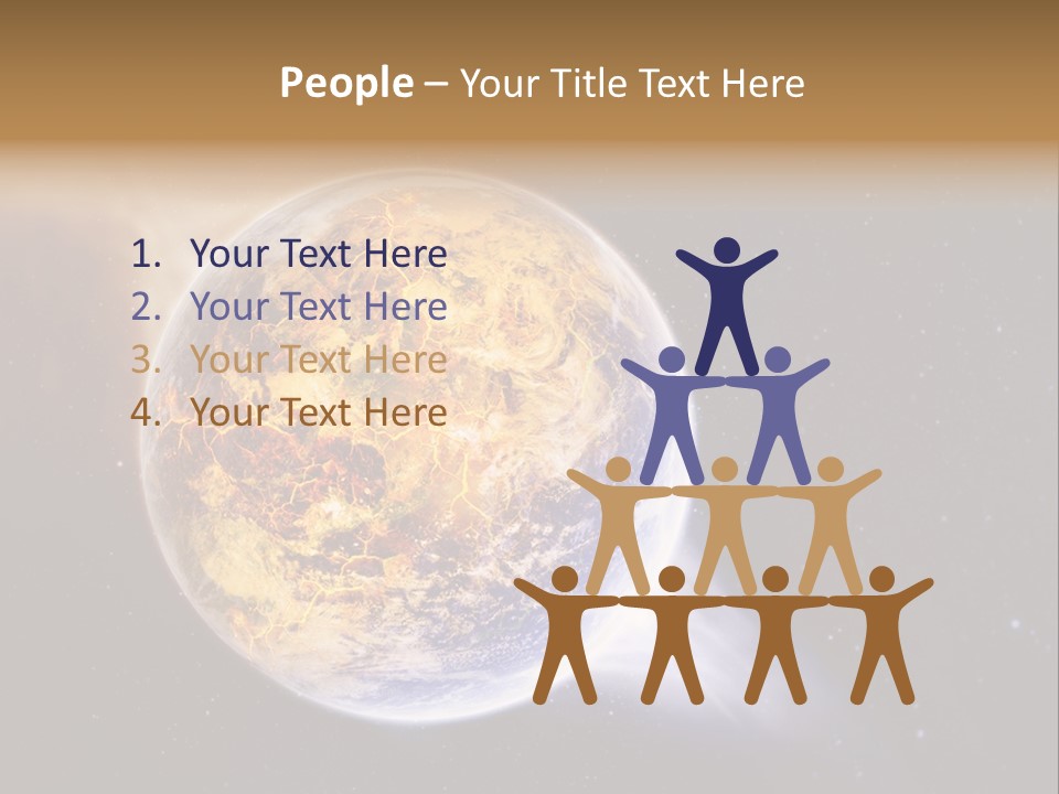 System Science Ray PowerPoint Template