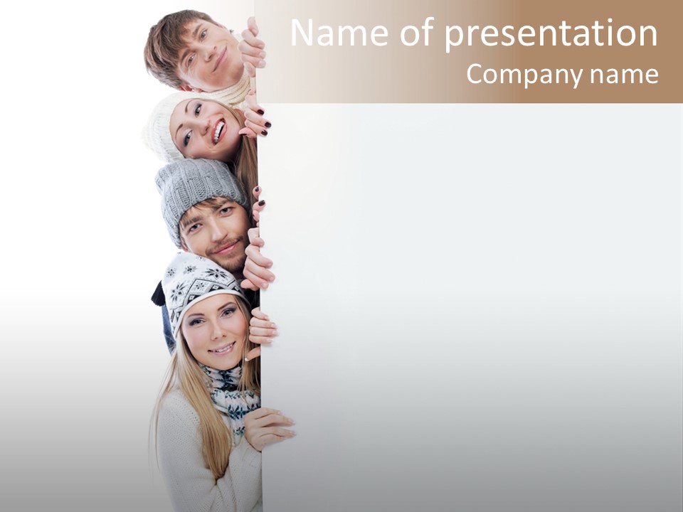 Cap Casual Copy PowerPoint Template