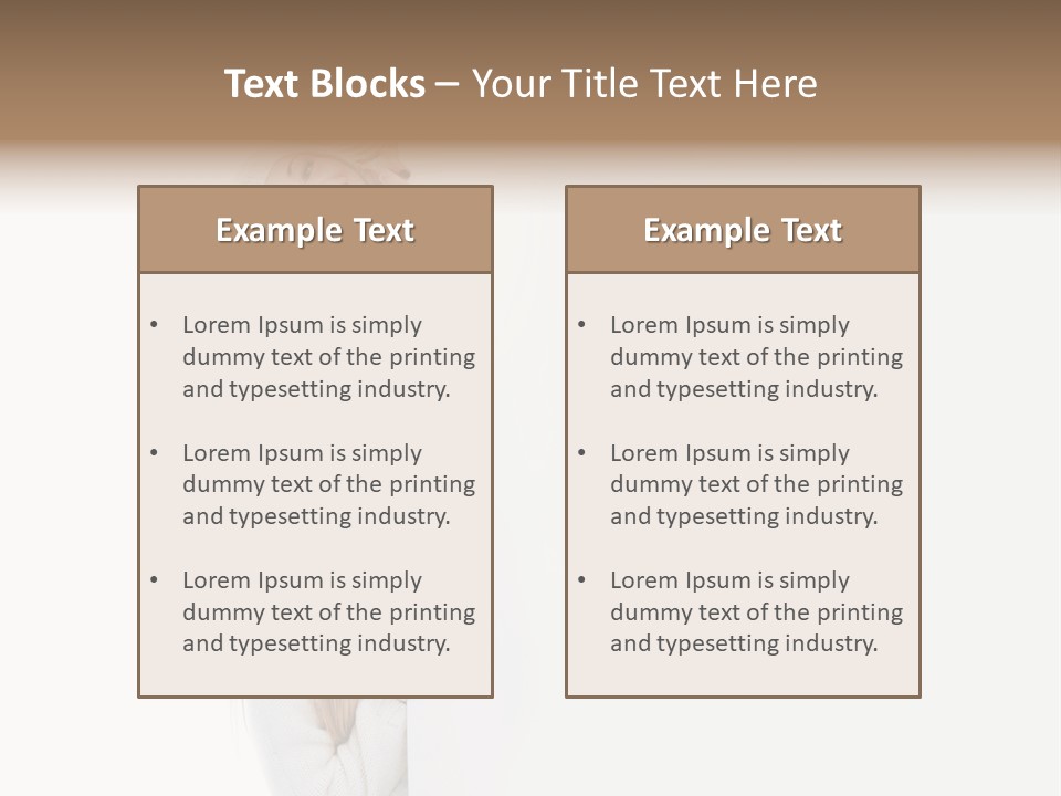 Cap Casual Copy PowerPoint Template