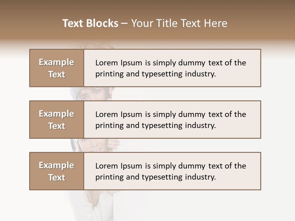 Cap Casual Copy PowerPoint Template